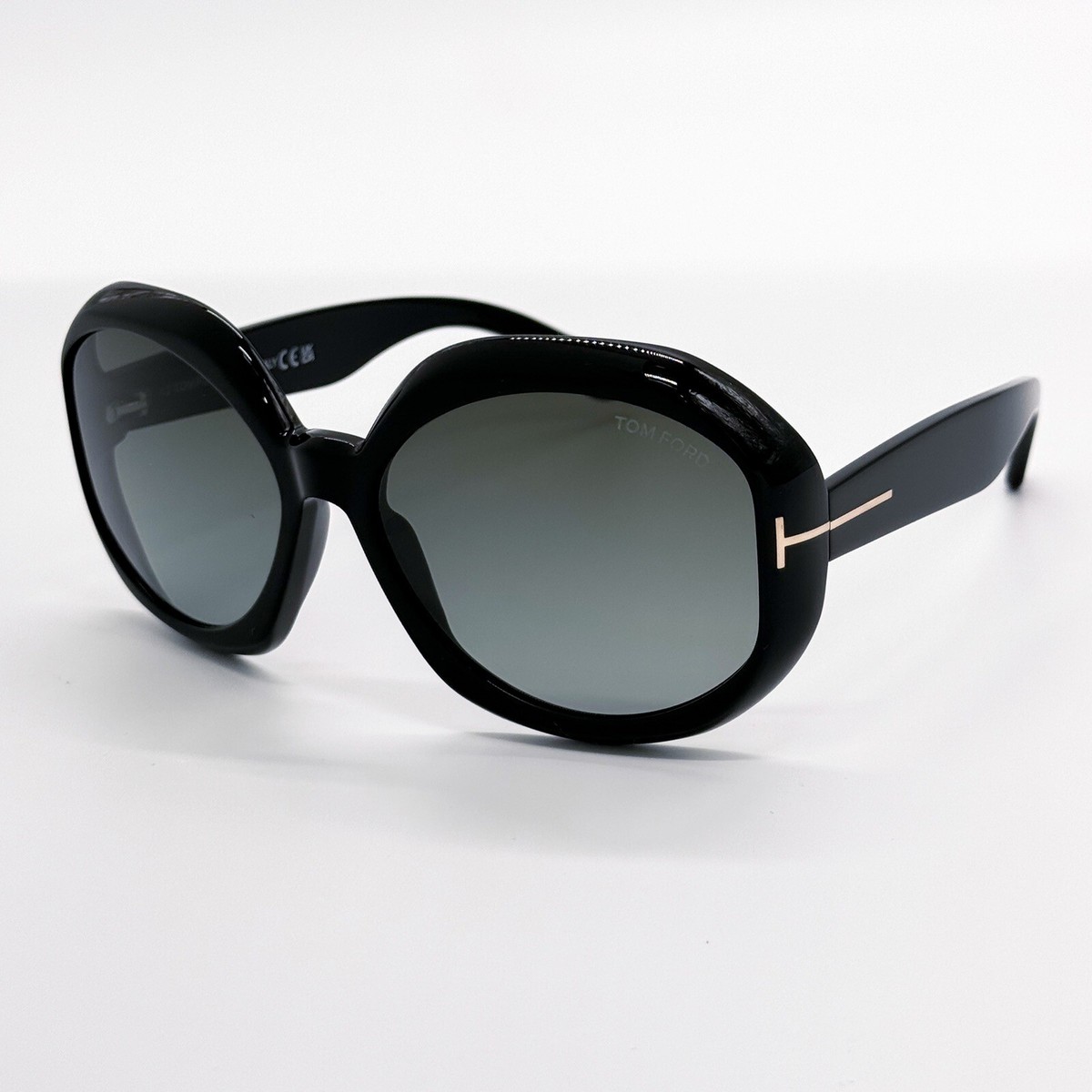 NEW TOM FORD GEORGIA-02 TF1011 01B WOMEN SUNGLASSES FT1011/S 