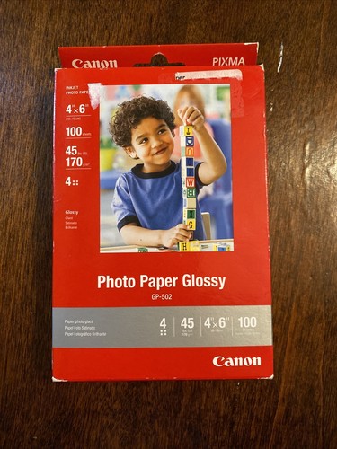 Canon Photo Paper Glossy, 100 Sheets, 4\