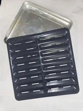Ronco Compact Showtime Rotisserie 4000 Drip Pan & Grate Cover Lid Parts