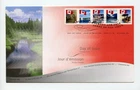 Canada FDC #2189-93 Flags Over Defin Souv Sheet 2006 73-6
