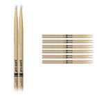 6 Pairs ProMark 5A Nylon Oval Tip TX5AN Hickory Drumsticks Pro Mark
