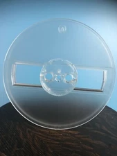 Burlington Recording 1/4" x 5" Clear Heavy Duty Small Hub Plastic Reel in Box