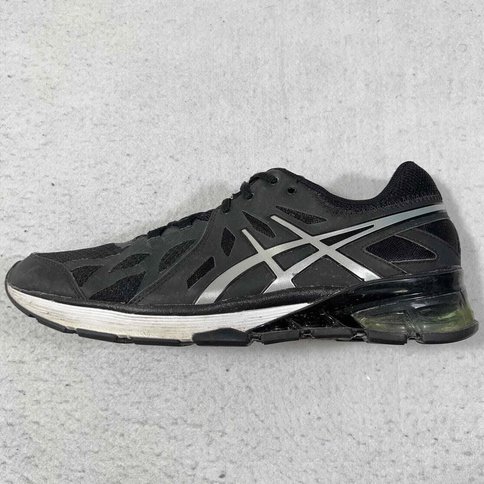 ASICS Gel Defiant 11 scarpe da corsa da uomo bianche e nere scarpe da ginnastica stringate