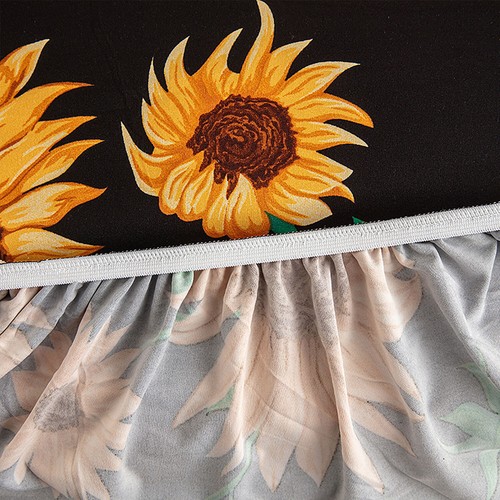 Printed stretch recliner cover, side pockets, home decor protection, stylish - Picture 14 of 62