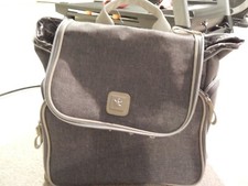 BANANAFISH DIAPER BAG BREAST PUMP GREY CLEAN BACKPACK CLEAN POCKETS ZIPPER STUDI