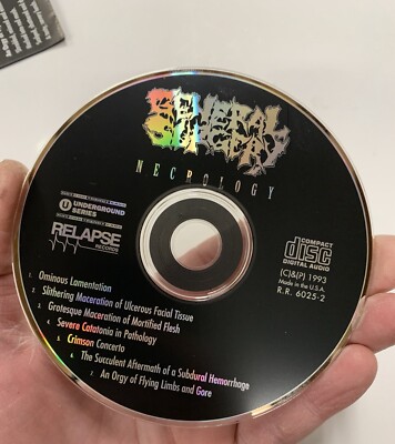 General Surgery - Necrology CD 1993 Relapse Limited Edition