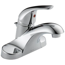 Delta Foundations Bathroom Faucet Plastic Pop-Up Chrome-Certified Refurbished