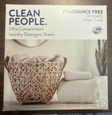 Clean People Prześcieradła detergentu do prania Na bazie roślin 32 ładunki BEZZAPACHOWA STALÓWKA