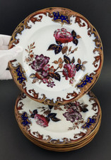 Antik Wedgwood Tellerset Pearl Ware Mitte 19. Jahrhundert England