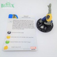 Heroclix Marvel 10th Anniversary set Hulk 002 Common figure w/card