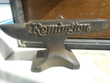 Remington mini anvil cast iron paperweight
