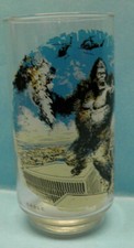 1976 Coca-Cola Limited Edition King Kong Twin Towers Battle Glass Cup