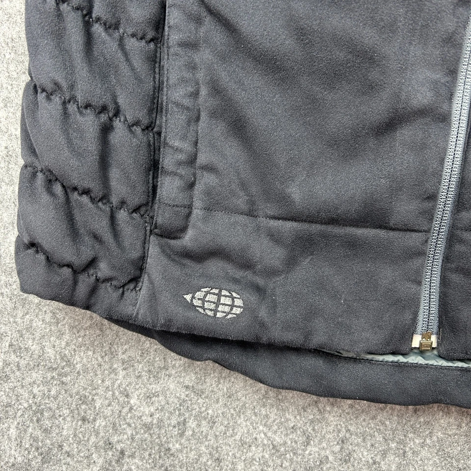 Chaleco de microfibra acolchado con cremallera completa Exofficio para mujer talla pequeña negro Foto 4 de 4