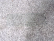 WR32X10155 GE REFRIGERATOR MEAT PAN DRAWER COVER GLASS 16 3/4" x 5 1/2"