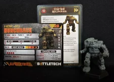 Battletech Hunchback Mech + Pilot Cards IS Kickstarter Catalyst Game Urban Lance