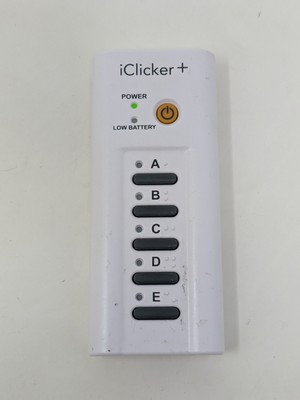 iClicker + Plus Student Response Remote Control Model RLR15 Tested & Works!