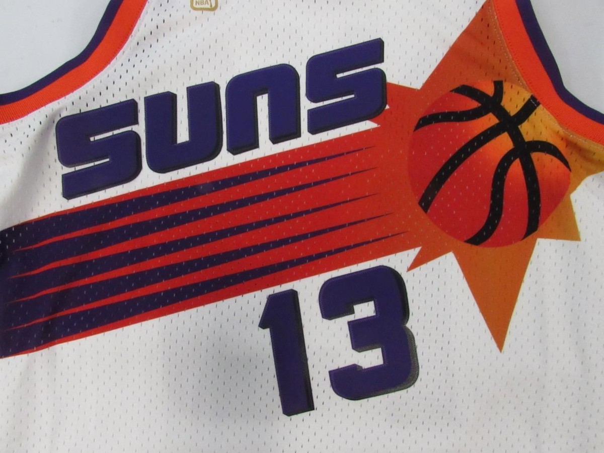 新品 Mitchell&Ness NBA SUNS 13 NASH Jersey Mitchell & Ness NBA Phoenix Suns Steve Nash 13 Fadaway HWC