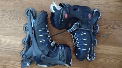 Rollerblade Mens Inline Skates Bio Dynamics  Fitness EVO-7 80mm wheel Size 12 VG