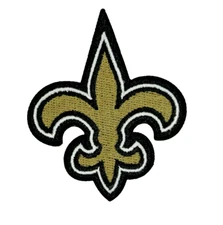 New Orleans Saints Team Logo NFL Embroidered 2.75in Iron / Sew-On Patch