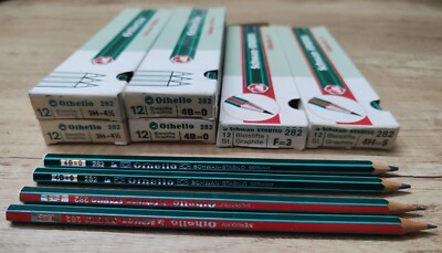 Vintage Nos Pencil Stabilo Schwan 0thello 282 , set of 72 Pencils , Germany