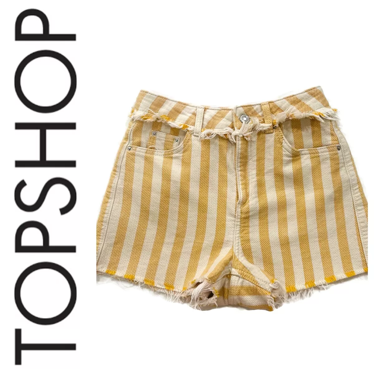 Topshop 2025 yellow shorts