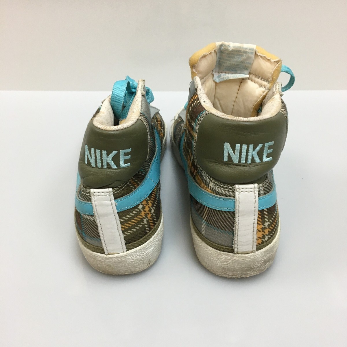 Nike Blazer Mid School Girl Shoes 9.5 Womens Green Brown