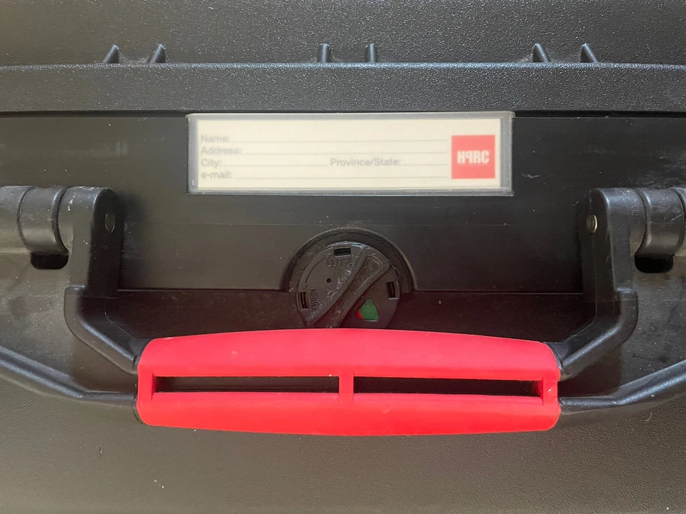 Estuche HPRC 2500 usado, espuma parcial Foto 3 de 4