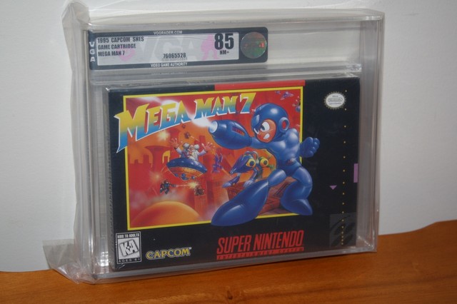 Mega Man 7 (Super Nintendo SNES) NEW SEALED V-SEAM MINT VGA 85!  GORGEOUS COPY!