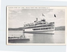 Postcard Hudson River Day Liner Indian Point Park Buchanan USA