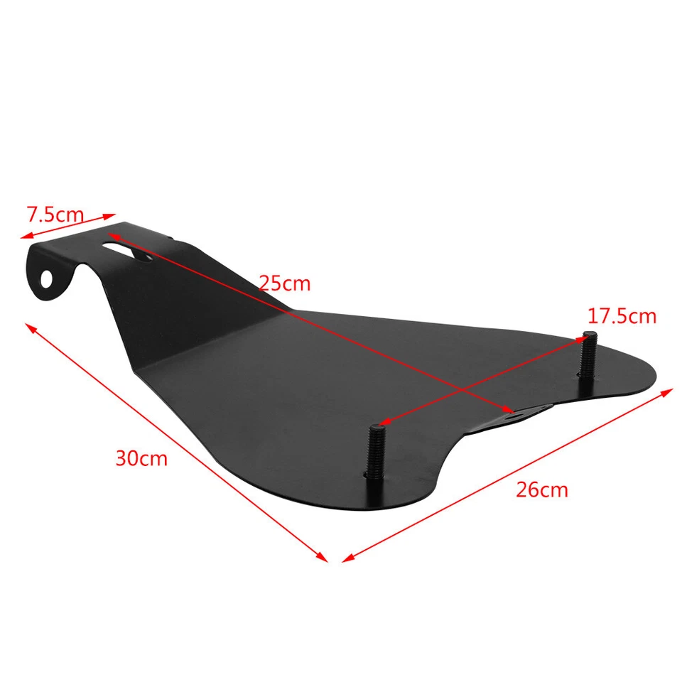 Крепление кронштейна пружинной пластины основания одиночного сиденья мотоцикла черное подходит для Harley Bobber - Изображение 3 из 4