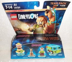 NIB LEGO Dimensions Scooby-Doo Team Pack 71206 Shaggy Mystery Machine *RETIRED*