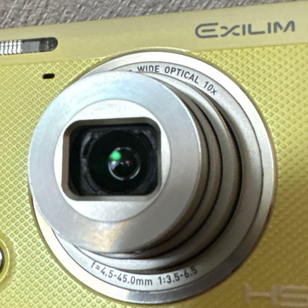 CASIO EXILIM HIGH SPEED EX-ZR70 16.1MP Digital Camera Yellow Used