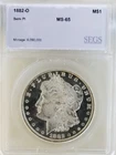 1882 O MORGAN DOLLAR! IN HOLDER! MS+++! BEYOND FANTASTIC BEAUTY! WOW! NR #K3076
