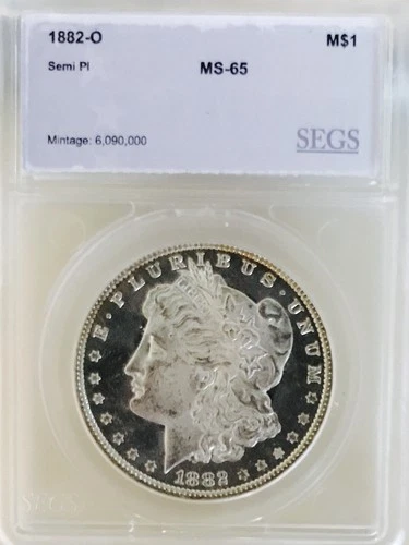 1882 O MORGAN DOLLAR! IN HOLDER! MS+++! BEYOND FANTASTIC BEAUTY! WOW! NR #K3076