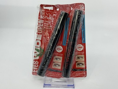 REVLON So Fierce Eyes Wide Open Waterproof Mascara 104 Black, 2 Pack
