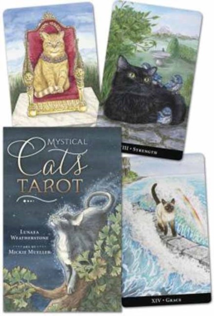 Mystical Cats Tarot by Lunaea Weatherstone (Cards)