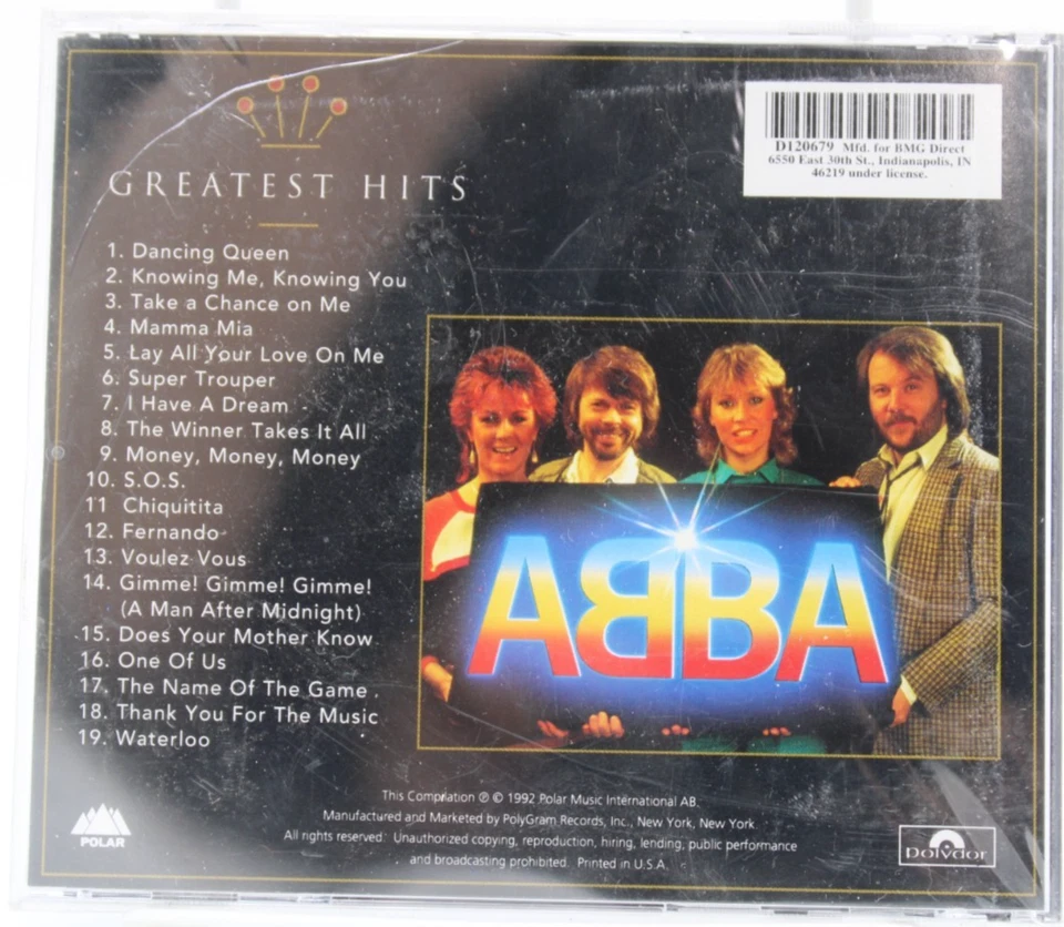 NEW CD Abba Gold Greatest Hits: Dancing Queen Take A Chance On Me Fernando - Image 2 of 4