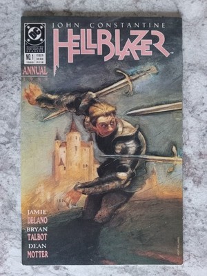 Hellblazer Annual #1 1989 1st Print VF DC Comics Delano