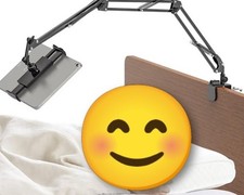 Tablet Holder for Bed, Adjustable iPad Bed Stand with 360  Rotation, 37.6 inc...
