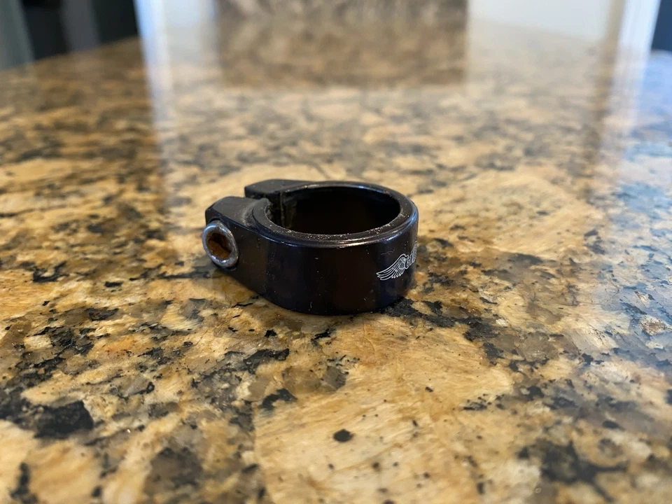 Abrazadera de tija de sillín vintage años 00 Old School BMX GT Dyno 28,6 mm Freestyle Race Foto 4 de 4