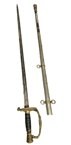 Civil War M1860 Staff & Field Officers Sword - Etched Oscar Olson