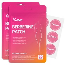 Berberine Patches Nourish  Firming 60 Pads  Easy Daily Wear  Botanical-Ins...