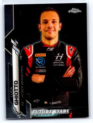 2020 Topps Chrome Formula 1 #58 Luca Ghiotto Hitech Grand Prix F2 Future St bx8E