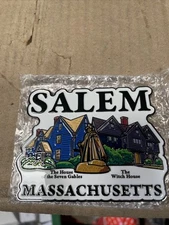 Salem Massachusetts Magnet / The House Of The Seven Gables / The Witch House