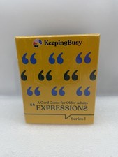 Keeping Busy Expressions Series 1  Dementia Memory Games for Seniors & Elderly