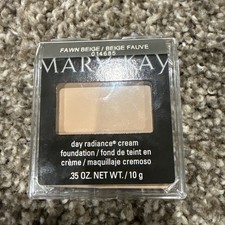 Mary Kay Day Radiance Cream Foundation Fawn Beige .35 Oz RARE DISCONTINUED NOS