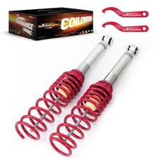 2x Gewindefahrwerk for BMW E39 5er 95-03 hinten Stoßdämfer Feder
