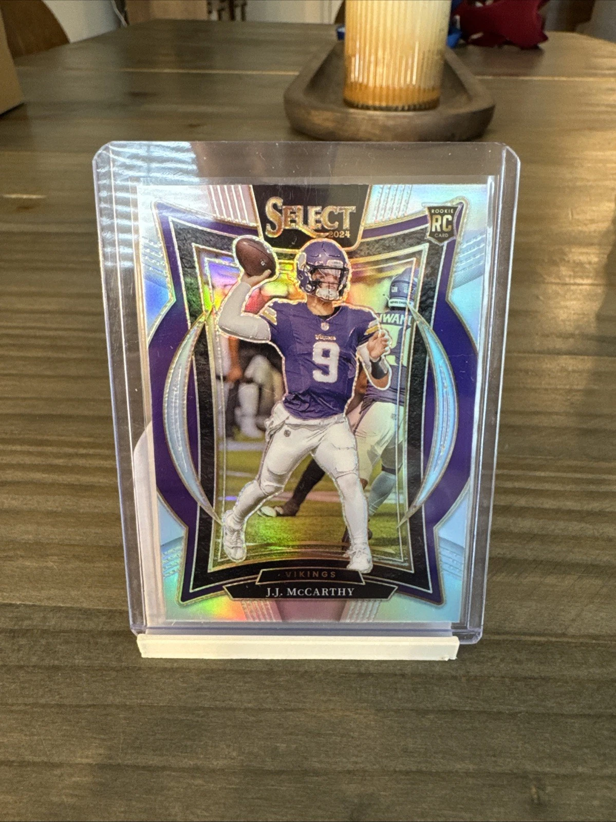 2024 Select JJ McCarthy Silver Prizm Rookie RC Concourse # 24 Vikings!! 🔥🔥