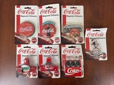 Vintage Coca-Cola Magnet Lot of 7 Sealed 1995-2000 Collectible Factory Sealed