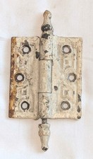 ANCIENNE FONTE vintage (?) CHARNIÈRE DE PORTE 3-1/2" X 3" et PIECES SUPPLÉMENTAIRES